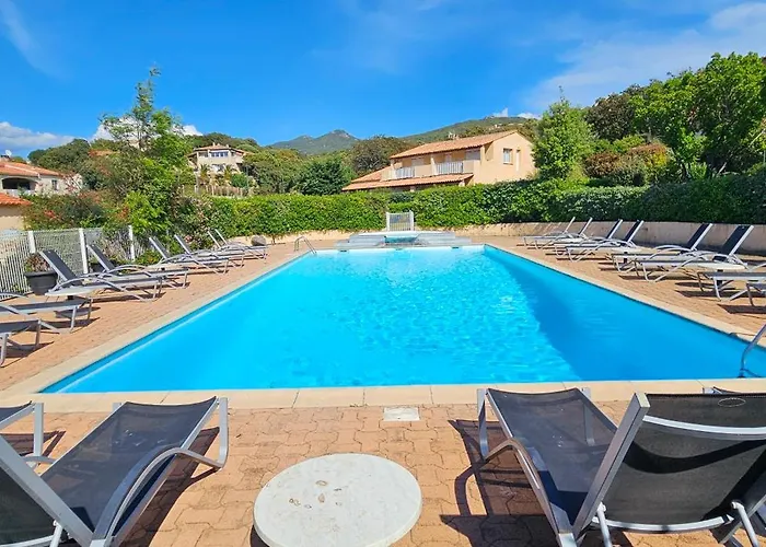 T2 Dolce & C4 Vue Et Piscine Propriano (Corsica)